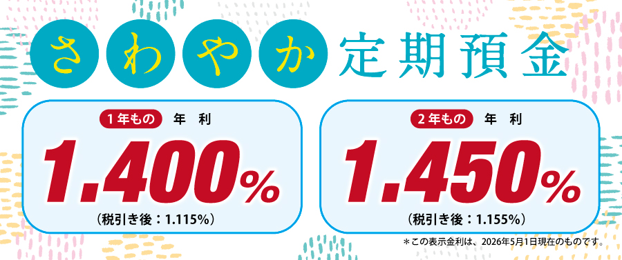さわやか定期預金