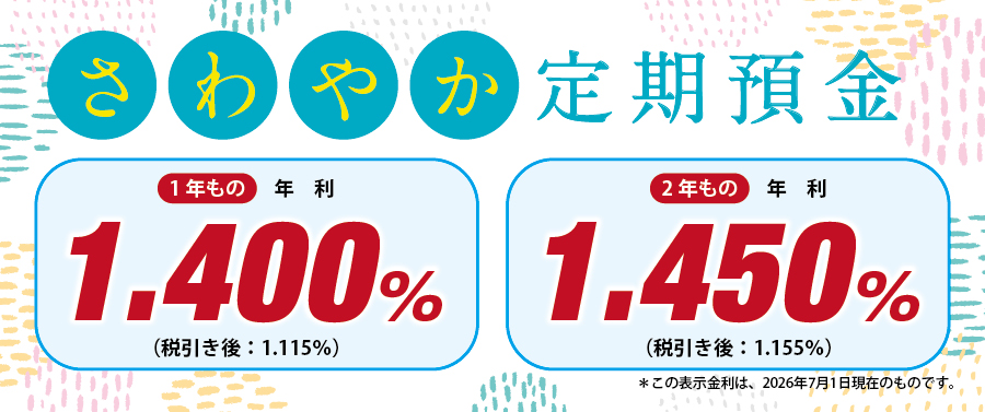 定期預金のご案内
